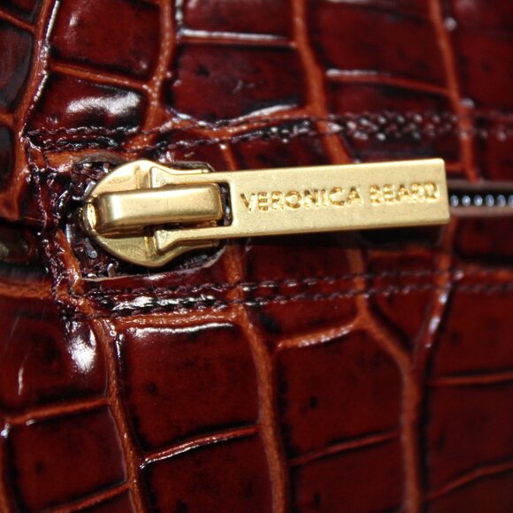 NWOB Veronica Beard CECILE CROC-EMBOSSED TALL BOOT Boots 9 - Picture 7 of 10